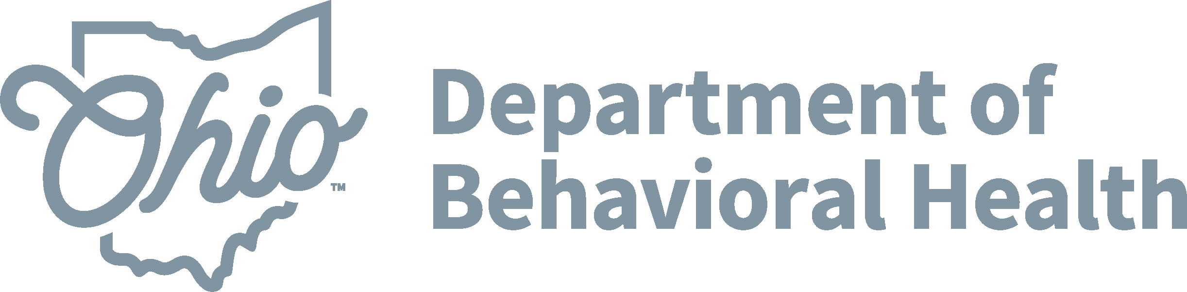 Ohio Depart of Behavioral Health logo website
